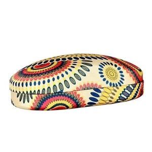 Hard Shell Spiral Pattern Sunglass Case | Yellow